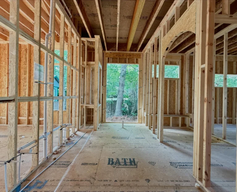 Each phase brings more definition. 🏡🛠️ ⁣
⁣
4308 Windsor Place continues to take shape, revealing the balance of modern lines and Mediterranean influence planned for this Farrior Hills home.⁣
⁣
Builder:⁣ @homesteadbuildingcompany 
Architect:⁣ @mcmillandesigninc 
Listed by:⁣ @thejimallengroup 
⁣
#homesteadbuilt #mediterraneanhome #luxuryhome #customhomedesign #raleighrealestate