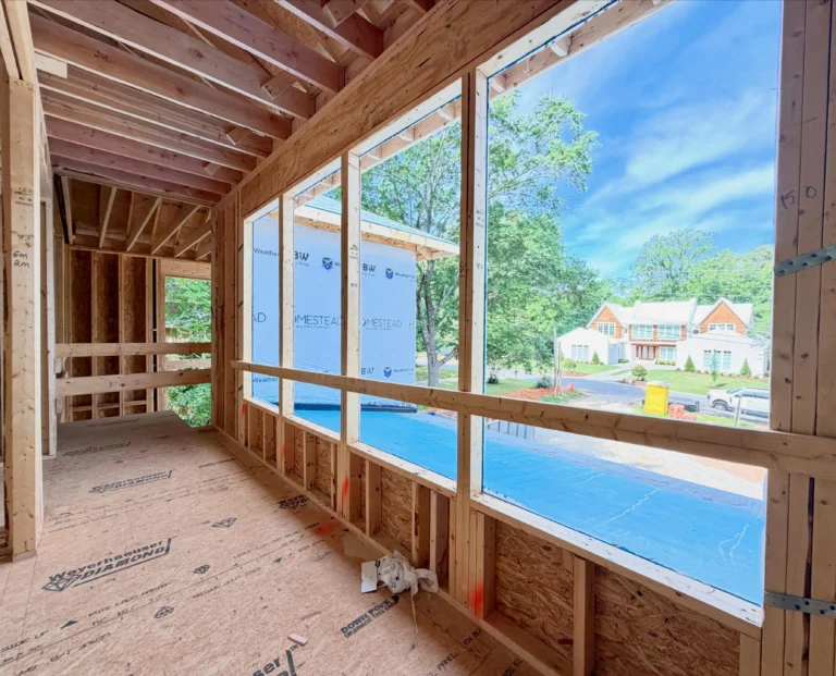Each phase brings more definition. 🏡🛠️ ⁣
⁣
4308 Windsor Place continues to take shape, revealing the balance of modern lines and Mediterranean influence planned for this Farrior Hills home.⁣
⁣
Builder:⁣ @homesteadbuildingcompany 
Architect:⁣ @mcmillandesigninc 
Listed by:⁣ @thejimallengroup 
⁣
#homesteadbuilt #mediterraneanhome #luxuryhome #customhomedesign #raleighrealestate